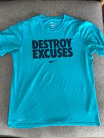 Nike Trainings Shirt L Blau destroy excuses dry fit Innenstadt - Poll Vorschau