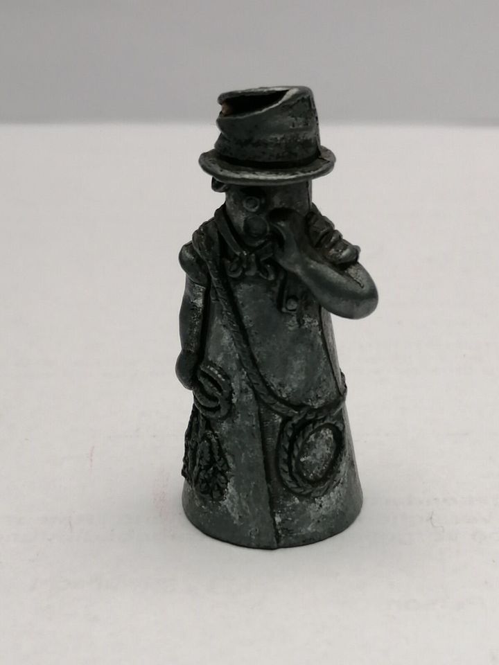 Ü Ei Kaminfeger als Fingerhut Figur Metallfigur Miniaturen Berufe in Peiting