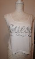 Guess Top Shirt Cropped Gr. XS glitzer weiß Nordrhein-Westfalen - Dörentrup Vorschau