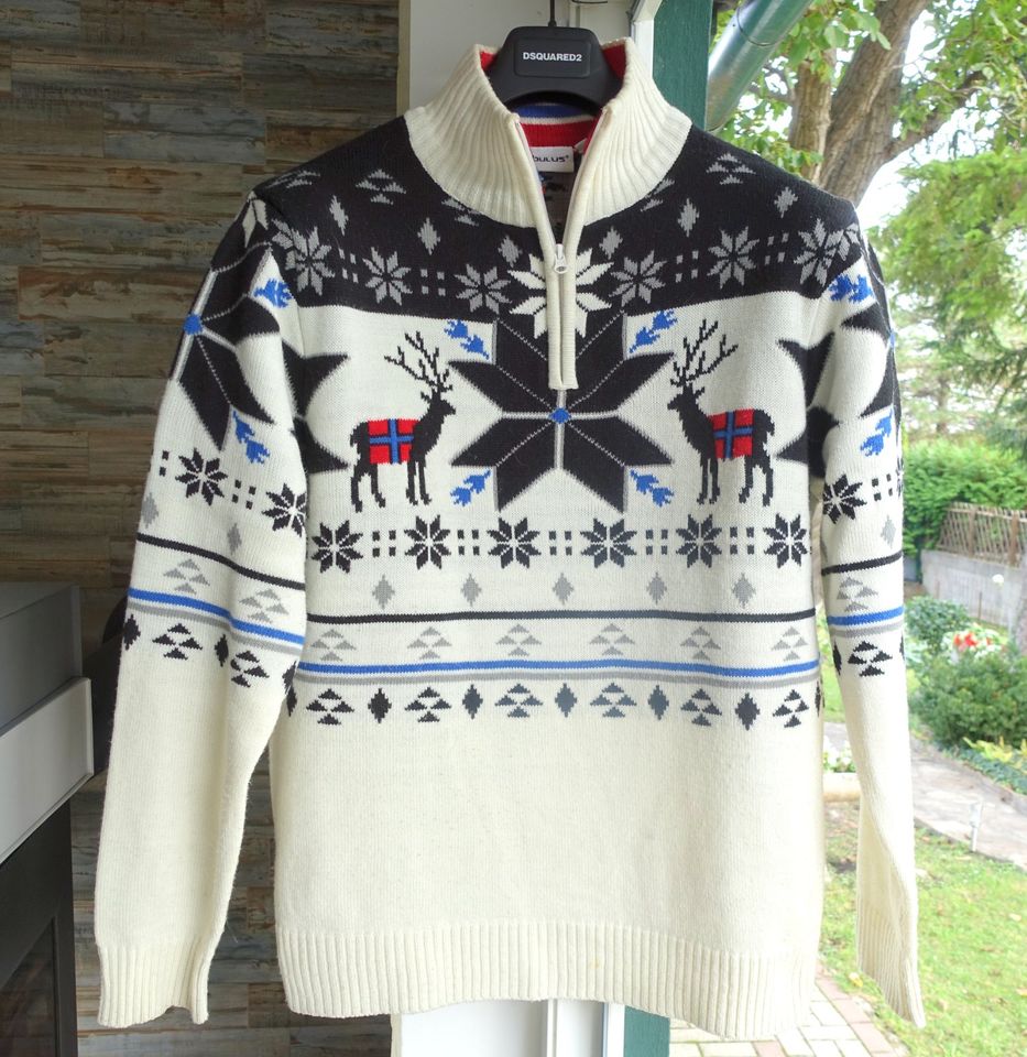 Nebulus Pullover L pulli sweater strick ski weste weiss in Freilassing