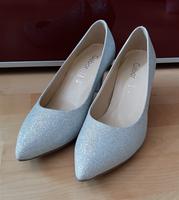 NEU - Pumps Gabor Gr. 6 1/2 - silber Glitzer - traumhaft NP:70 € Bayern - Erlangen Vorschau