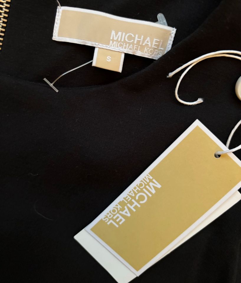 Michael Kors Bleistift Kleid Schwarz Schulterfrei Gr. S in Berlin