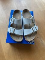 Neue (!) Birkenstock Gr 41  Arizona Nubukleder Antique White Nordrhein-Westfalen - Willich Vorschau