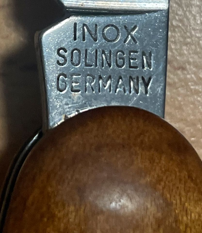 Richartz Inox Solingen Taschenmesser Der Wal aus Stahl Holz Antik in Bremervörde