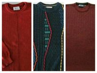 Pulli Strick Rot Blau Gr. 50/48 (M) Herren Vintage 90er Muster Nordrhein-Westfalen - Beverungen Vorschau