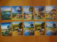 Postkarten 10 Stck. Motiv Naive Malerei von Kalenderblatt Bayern - Bad Neustadt a.d. Saale Vorschau