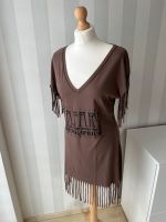 T-Shirt Fransen Kleid SAFARI Look ❤️ Gr. S-M, Bayern - Bad Wörishofen Vorschau