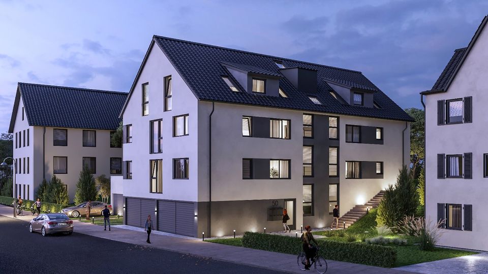 Großzügige 4-1/2-Zi.-Neubauwohnung in Marbach mit Balkon und Aufzug in Marbach am Neckar