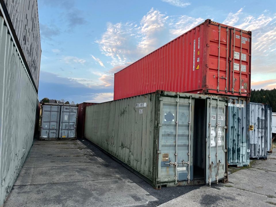 40ft Materialcontainer Standard Seecontainer Baustellenlager 12m in Hannover