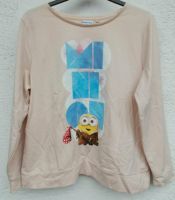 Süßes Sweat Shirt MINIONS Gr. XL 44-46 zart pastell lachsfarben Bayern - Steinhöring Vorschau