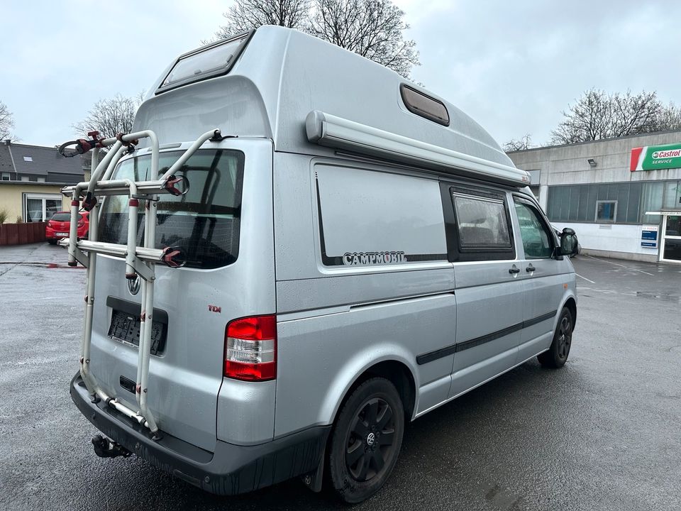 VW T5 TDI ORIGINAL CAMPMOBIL *4 Schlafplätze *177PS *AHK in Bochum