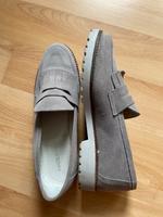 Damen Halb-Schuhe 39 Wildleder grau Bayern - Straubing Vorschau