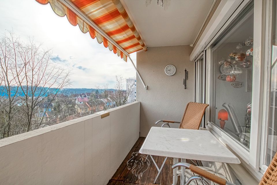 Möblierte 1-Zimmer-Wohnung mit herrlichem Ausblick! Gepflegt und direkt beziehbar in Würzburg! in Würzburg