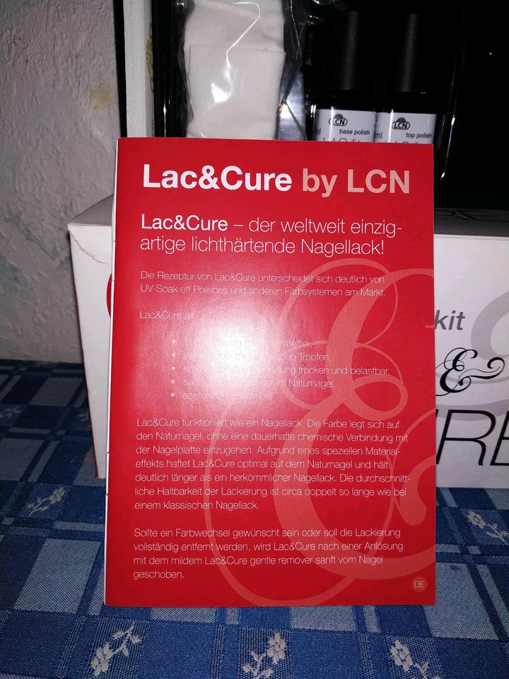 Lac & Cure LCN Starterkit mit LED UV Lampe in Weilburg