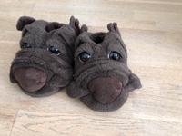 Pantoffeln „Hund“ braun, Gr.43/44, super schön und bequem Nordrhein-Westfalen - Paderborn Vorschau