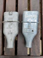 DDR Kraftstrom- Stecker 220/380 Grimma Brandenburg - Seddiner See Vorschau