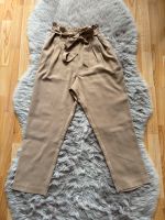 Stoffhose Paperbag Damen beige/braun S 36 Sachsen - Coswig Vorschau