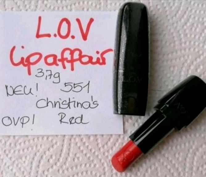 Incl Versand ⛄ L.O.V Lipaffair Christina's Red Nr 551 Neu ⛄ in Neresheim