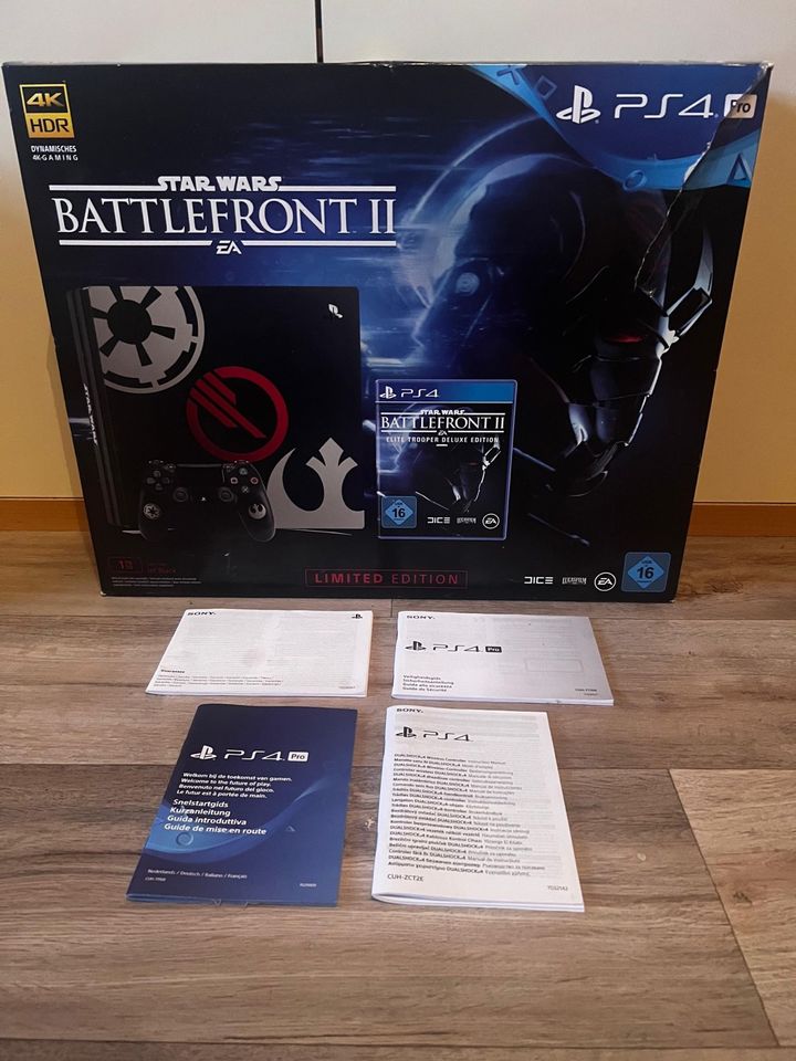 PlayStation 4 Pro  1 TB Star Wars Battlefront 2 Limited Edition in Wichtshausen