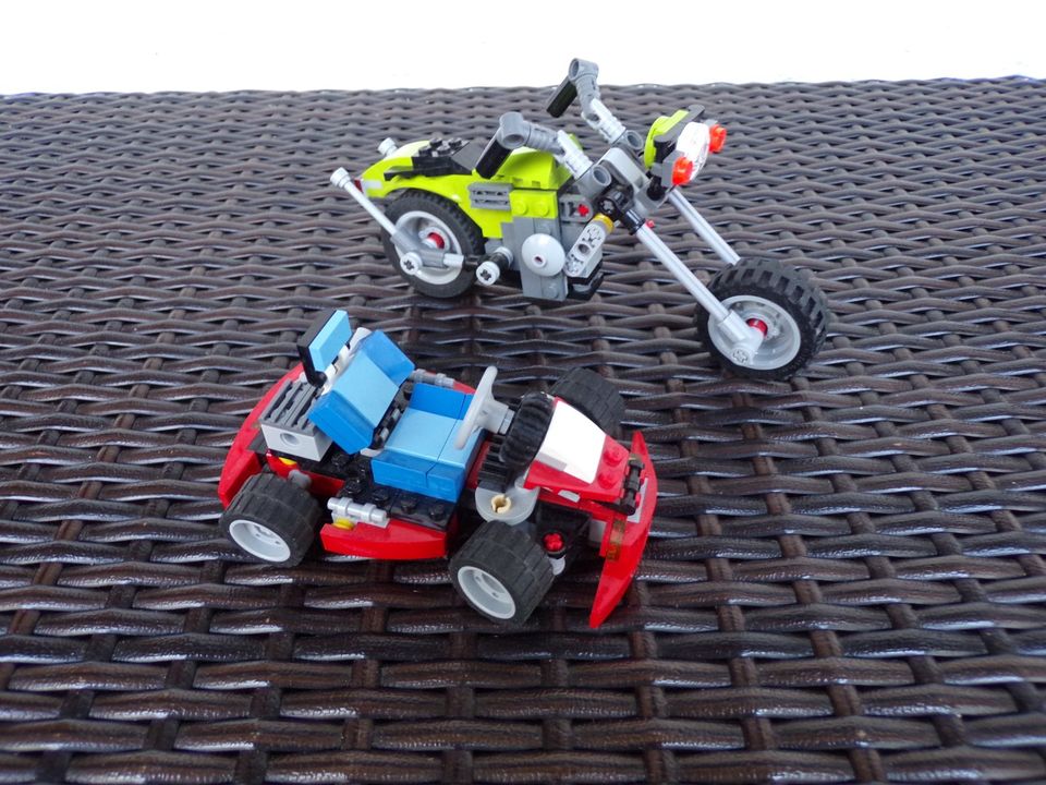Lego Creator Motorrad und Gokart in Murnau am Staffelsee