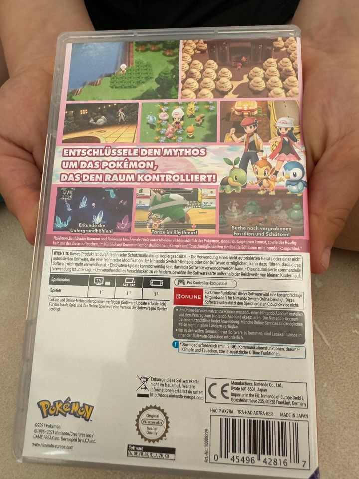 Pokémon „Leuchtende Perle“ für die Switch, Top Zustand! in Oer-Erkenschwick