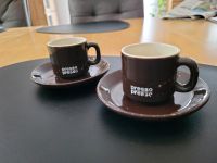 2 er Set Retro Espressotassen mit Unterteller Bayern - Augsburg Vorschau