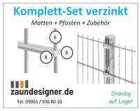 25lfm Doppelstabmattenzaun 1,63m Komplettpaket verzinkt Zaunbau Bayern - Hengersberg Vorschau