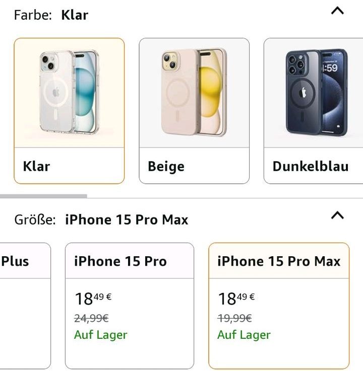 Handy Hülle i-Phone 14 Pro Max Shockproof Magnet Case Klar⭐ NEU ⭐ in Stuttgart