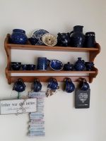 Bürgler Keramik Teller Krüge Schalen Vasen Eierbecher   blau weiß Bayern - Oberaurach Vorschau