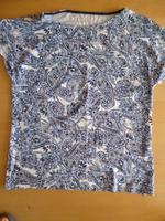 T-Shirt von Canda Gr. S M blau weiß gemustert Niedersachsen - Laatzen Vorschau