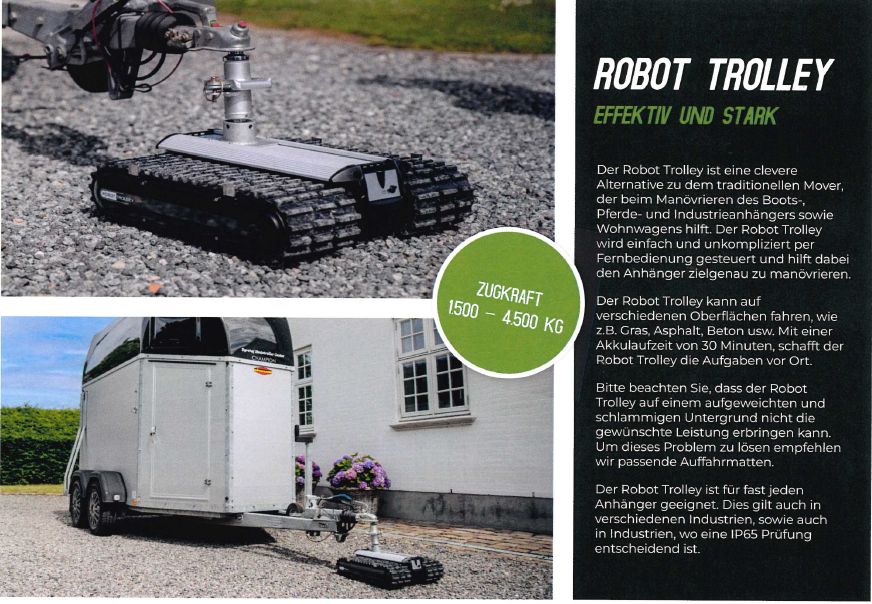 Robot Trolley RT-1500 Rangierhilfe für Anhänger und Wohnwagen in Osterrönfeld