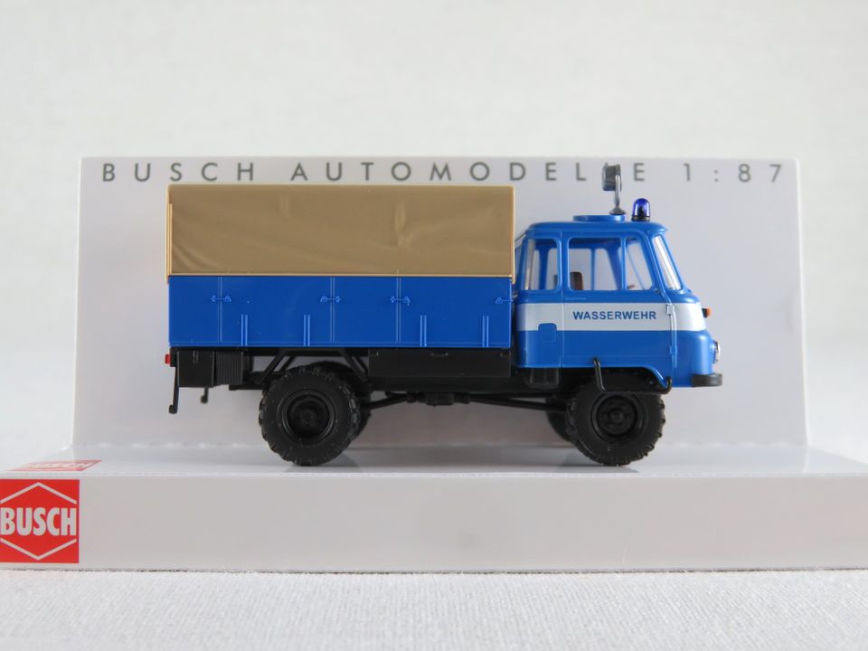 Busch 50252 Robur LO 2002 A P/P (1983) "Wasserwehr" 1:87/H0 in Bad Abbach