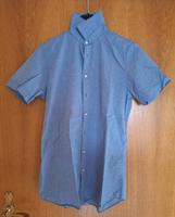 Angelo Litrico Herren Kurzarmhemden, 37/38, Slim Fit, blau karier Nordrhein-Westfalen - Krefeld Vorschau