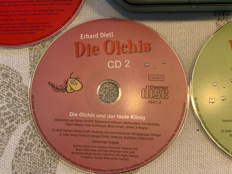 3 Hörspiele - Die Olchis von Erhard Dietl - CD Box in Coburg