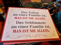 Metallschild Familie Spaß Humor Niedersachsen - Achim Vorschau