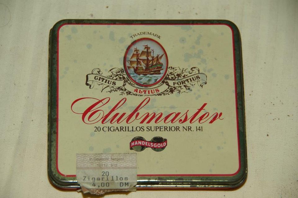 Handelsgold Clubmaster 20 Cigarillos Superior Nr. 141 Dose  RAR in Hoisdorf 