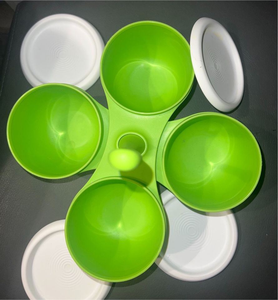 Tupperware servierschale f. Snacks o.Dip’s grün weiß in Hemer