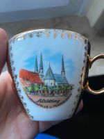 Schmucktasse mit Gold Niedersachsen - Danndorf Vorschau