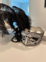 Maske aus Venedig original Schwarz Silber Baden-Württemberg - Ilsfeld Vorschau