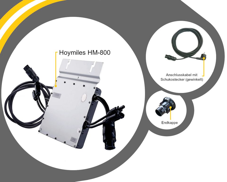 Hoymiles HM-800 - Top 800W Mikrowechselrichter mit Relais in Rösrath
