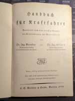 Handbuch für Kraftfahrer 1939 Nordrhein-Westfalen - Gummersbach Vorschau