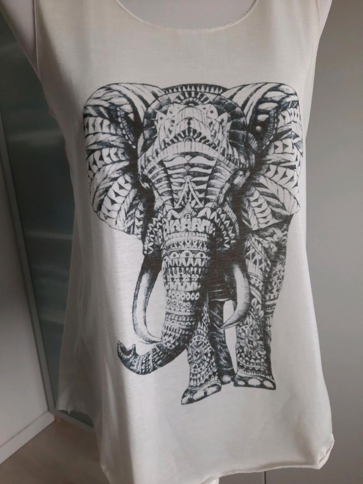 Tanktop Gr. S/M Elefant in Rastow