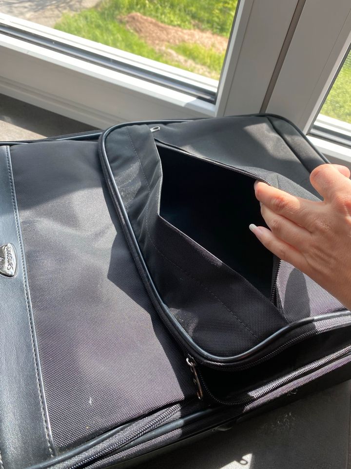 Koffer Trollie Businesskoffer Hangepäck Samsonite schwarz Laptop in Wiesbaden