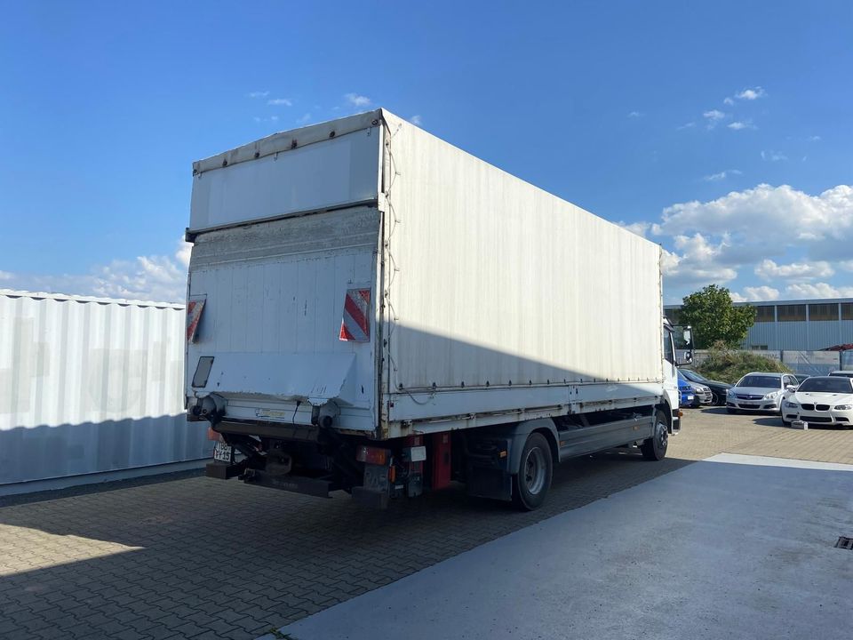 Mercedes-Benz Atego 1229 Pritsche/Plane LBW Tempomat Retarder in Schwarzach am Main