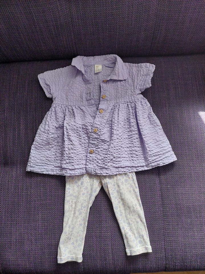 Baby Sommer Kleid mit Leggings Größe 74 in Dresden