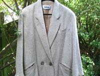 Lässiger Blazer 'BIBA ‘ Wolle-Viskose wollweiß / Pfeffer+Salz Nordrhein-Westfalen - Herford Vorschau