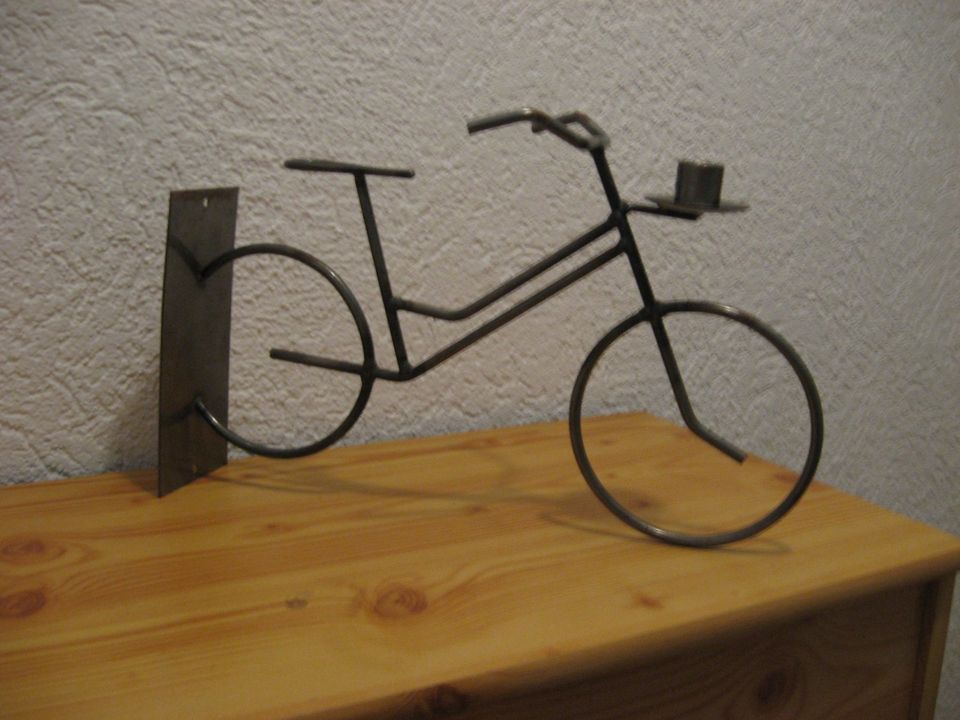 Vintage 90er, Wandkerzenhalter: skandinavisch "Bike Candle" in Chemnitz