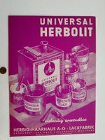 Universal HERBOLIT Herbig-Haarhaus Lackfabrik Malerbedarf Reklame Baden-Württemberg - Leonberg Vorschau