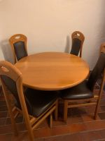Ausziehbar Rund oder Ovale Tisch 100cm bis 150 und 4 Stühle Frankfurt am Main - Nieder-Erlenbach Vorschau