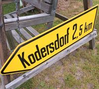 Wegweiser Richtung Kodersdorf alt Sachsen - Kodersdorf Vorschau